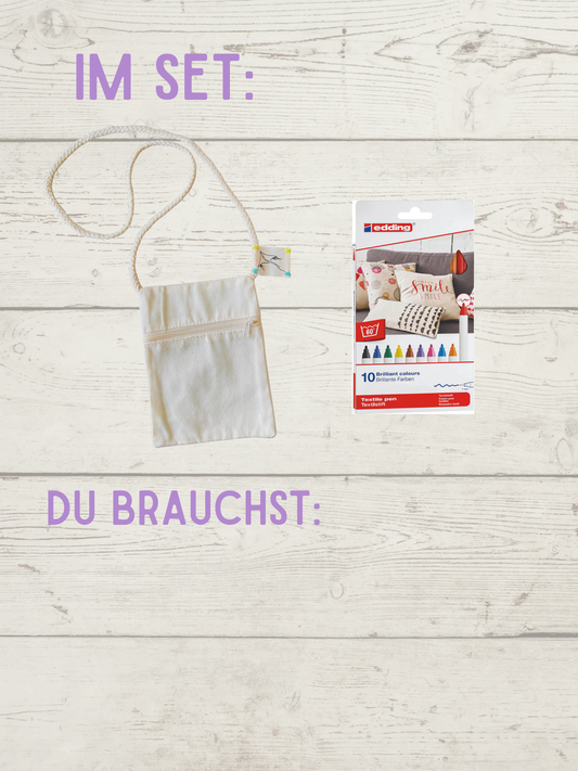 Taschen bemalen – DIY Kreativset