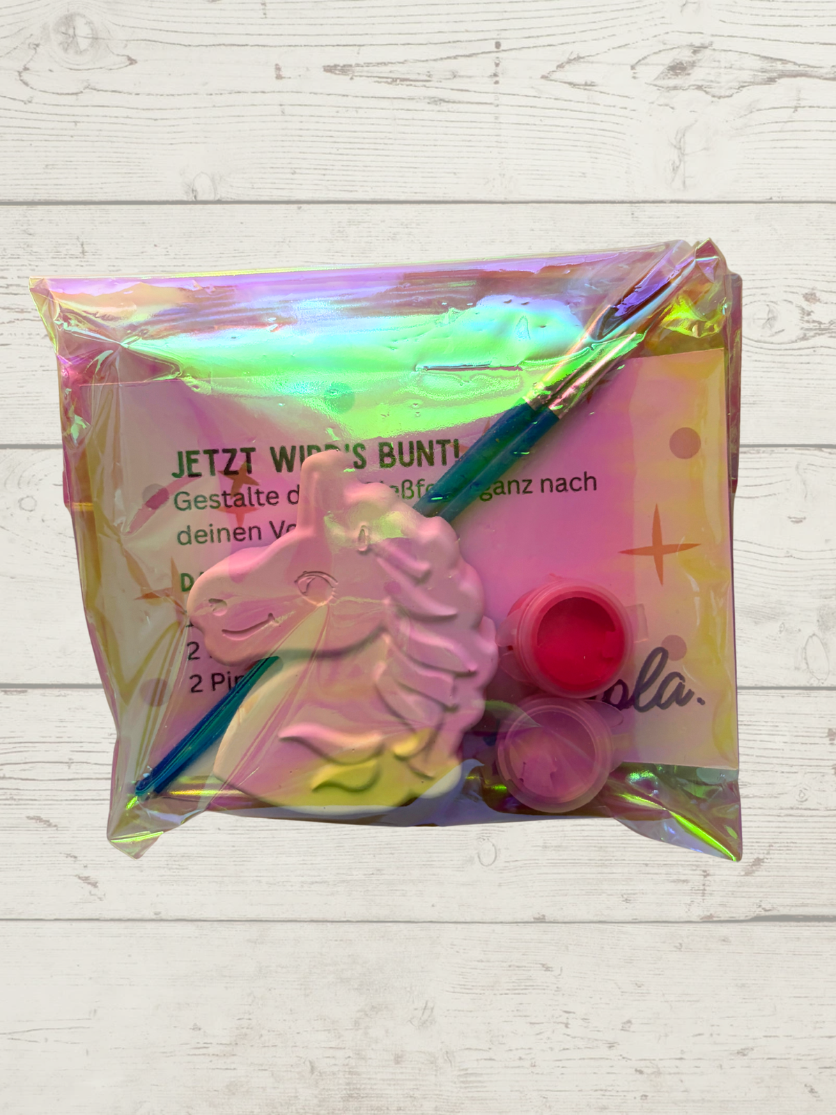 Einhorn DIY Gastgeschenk